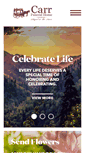 Mobile Screenshot of carrfuneralhomeguntersville.com